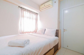 Modern and Homey 2BR at Green Pramuka City Apartment By Travelio